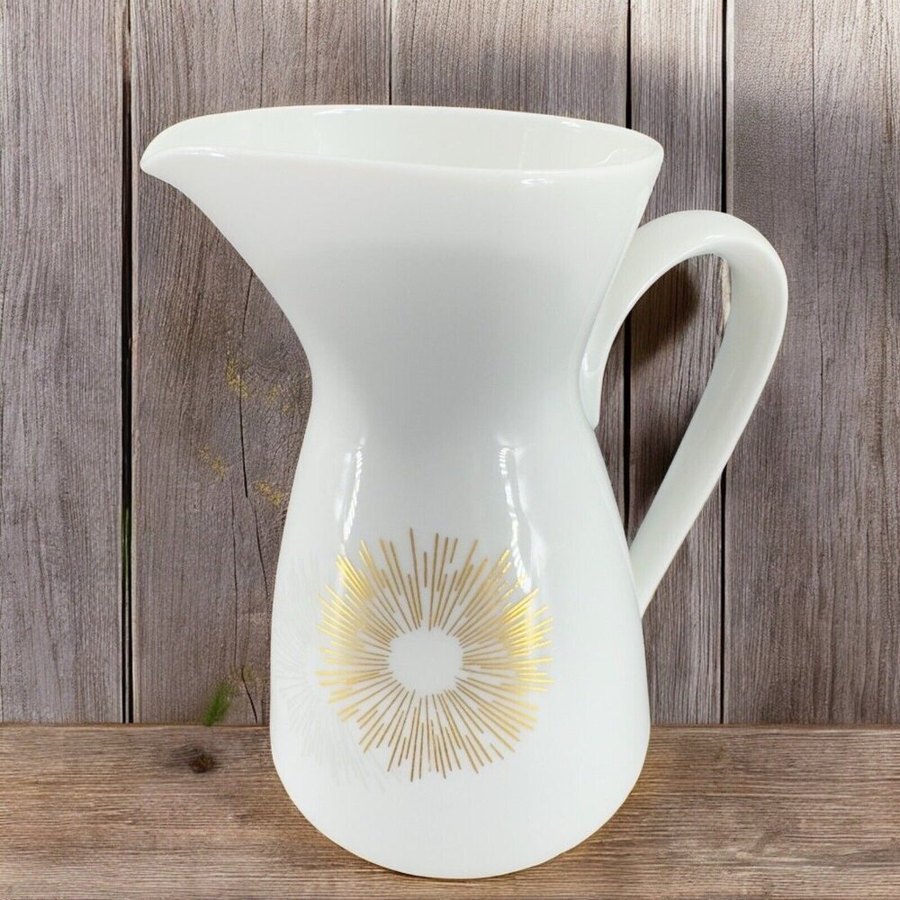 Rosenthal Sunburst Creamer Raymond Loewry Germany Porcelain MCM Porcelain VTG